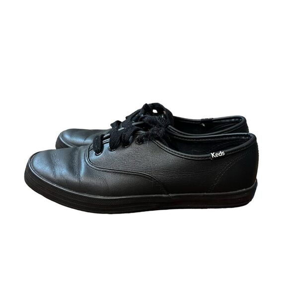 Keds black faux leather sneakers. Size 5 - Picture 6 of 8